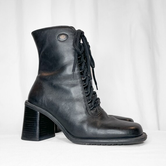 Harley Davidson Boots | 90s/Y2K Vintage | Black L… - image 1