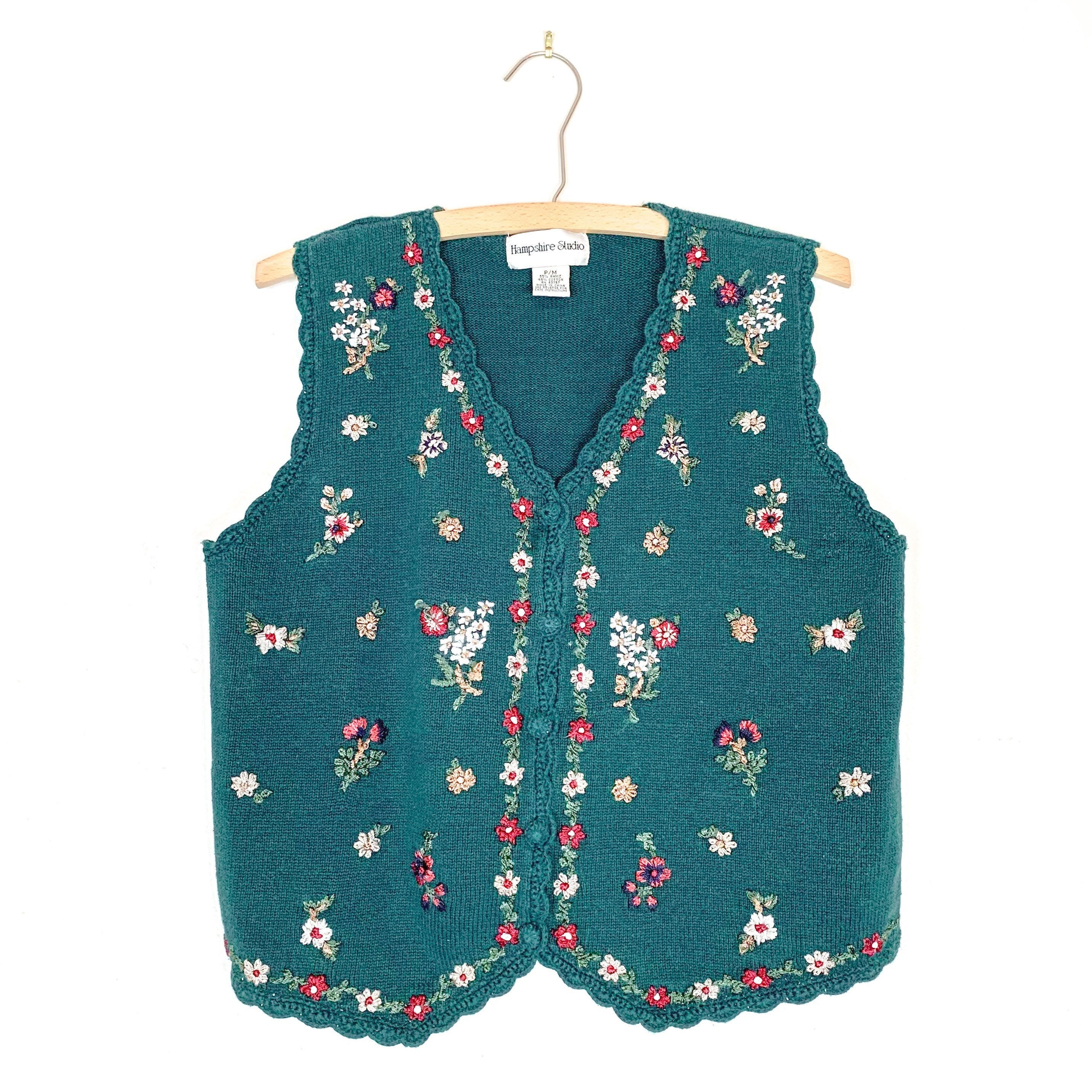 Teal Sweater Vest - Etsy