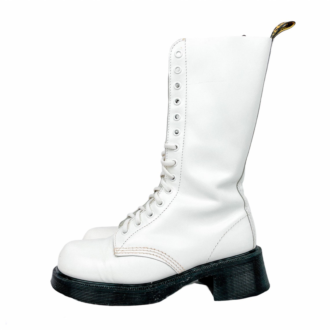 Botas Blancas Dr Martens / Vintage / Botas Gruesas / Botas ...