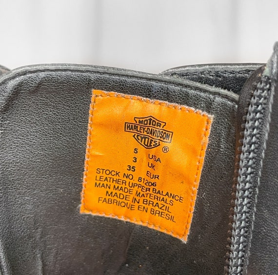 Harley Davidson Boots | 90s/Y2K Vintage | Black L… - image 10