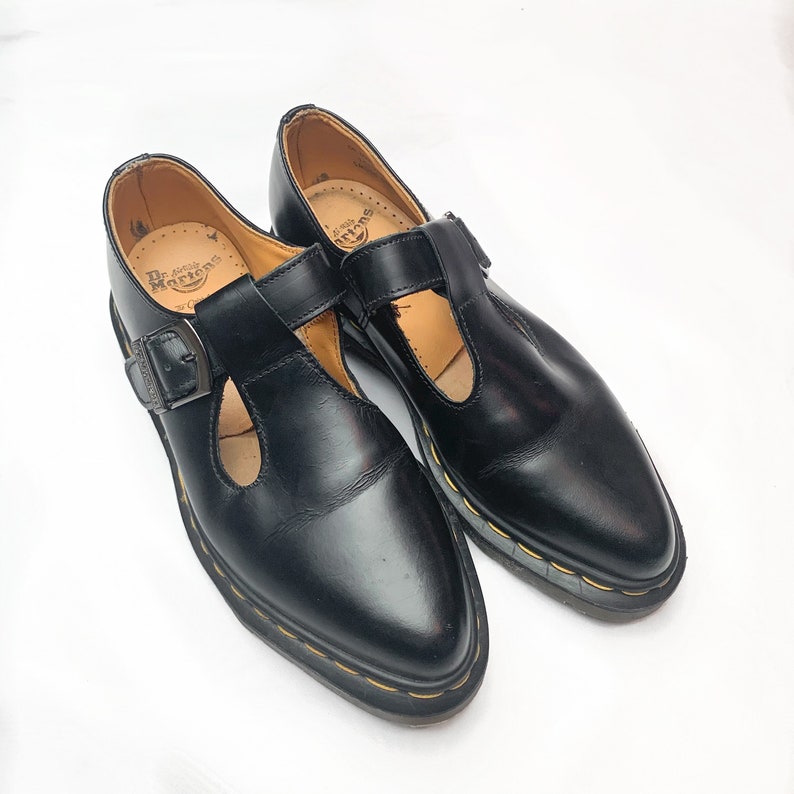 Dr Martens Pointed Toe Mary Janes 1990s Vintage Shoes RARE | Etsy