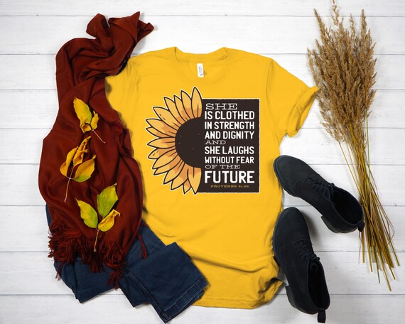 Sunflower Quote T-shirt Designladies Unisex Crewneck Shirt - Etsy