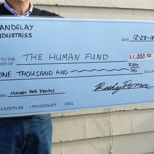 Large Dry Erase Presentation Check Reusable Big Checks Etsy