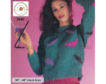 トップス 80s Flower Design Mohair Knit トップス 80s Flower Design Mohair Knit Vintage 80s Floral