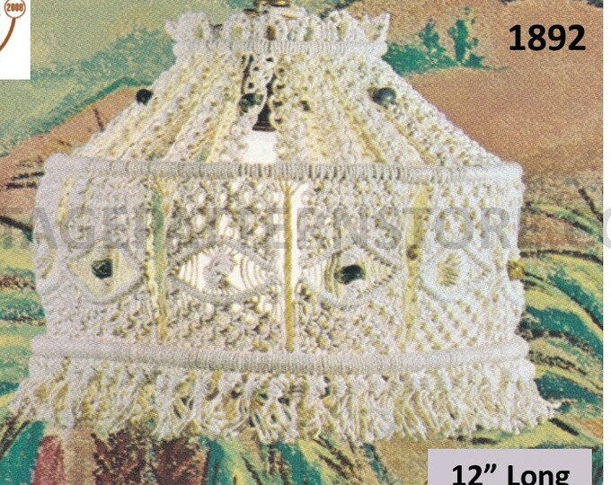 macrame cradle pattern