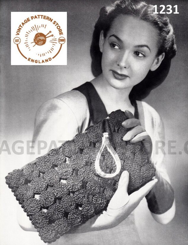 Vintage Pattern Large Capacity Women's Clutch Bag