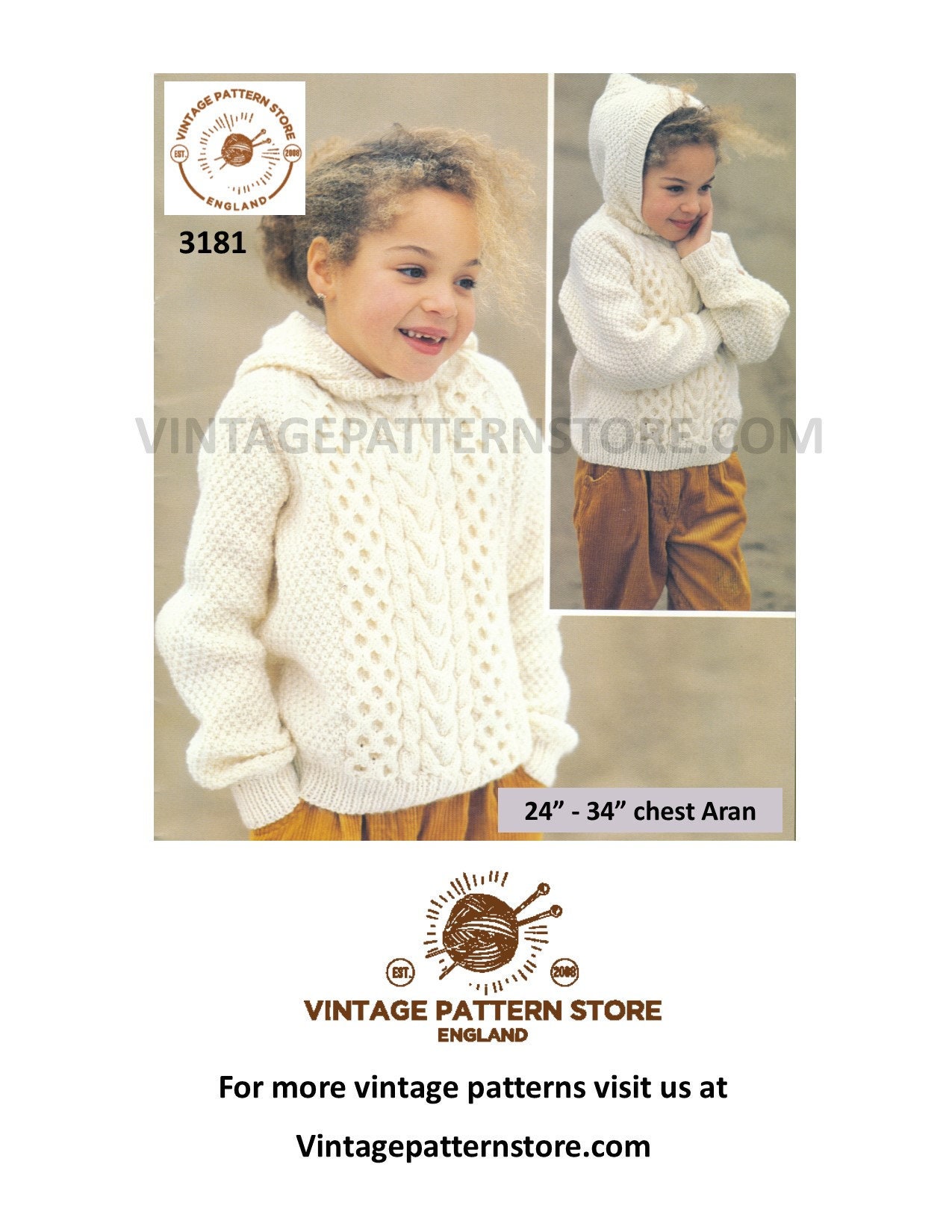 Free aran knitting patterns ladies jumpers top