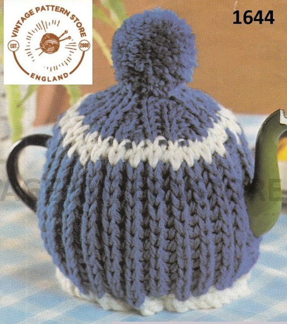 80s Vintage Fun Beginners Simple and Easy to Knit Ribbed Rib