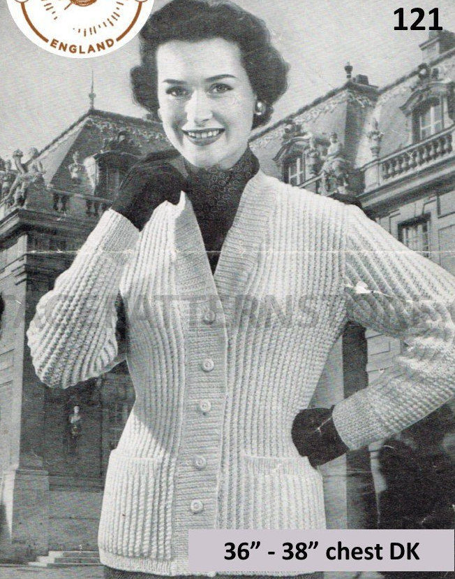 50s cardigan jacket top