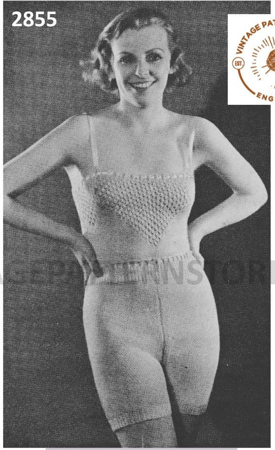 Ladies Knitted Underwear patterns available from