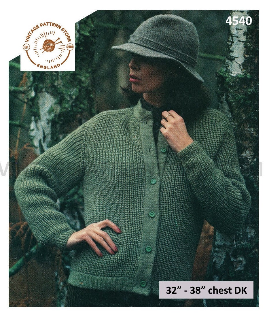 plain ladies cardigan knitting pattern