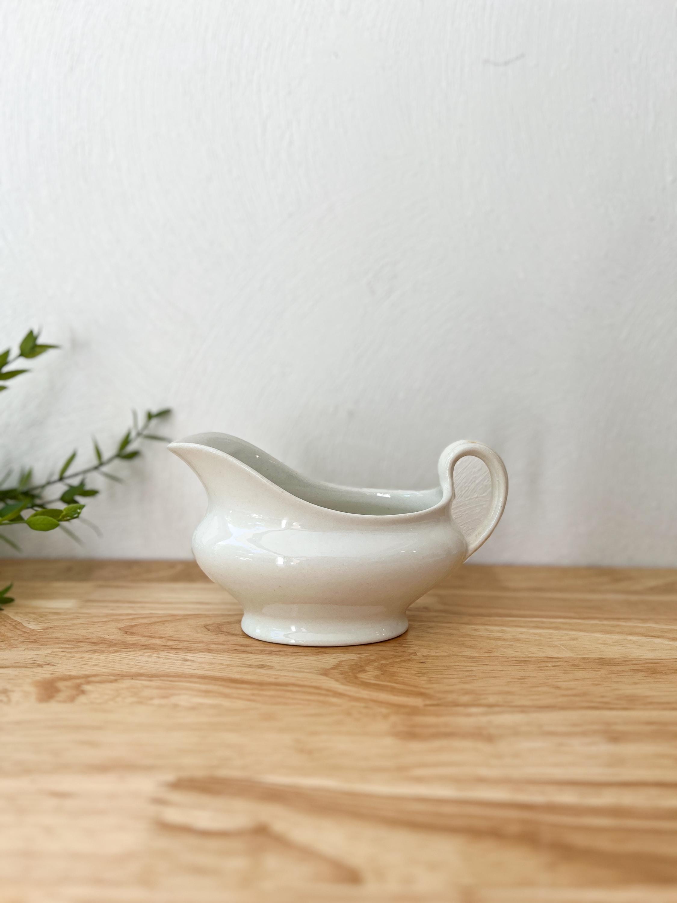 Vintage weißer Milchkännchen / Milchkännchen / Milchkännchen / Milchkännchen / Royal Ironstone China