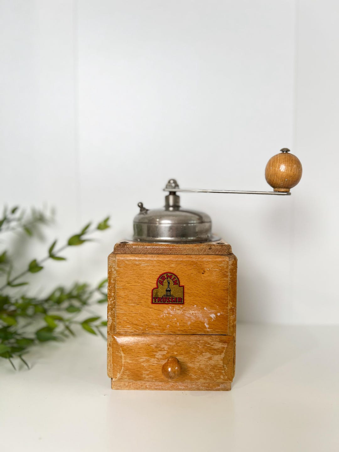 Vintage Armin Trosser Coffee Grinder | Mid-century German Hand Crank ...