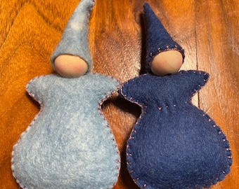 Felt Gnome, Handcrafted, 100% Wool, Angel Gnome, Waldorf Toys and Gifts for the Little One