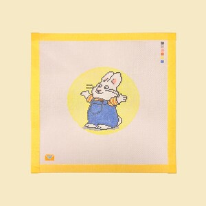 Max och Ruby 10 cm rund 18 karat nålspetsduk