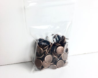 50CT 3/8" Antique Copper Split Rivets from Emsig Manufacturing Corp