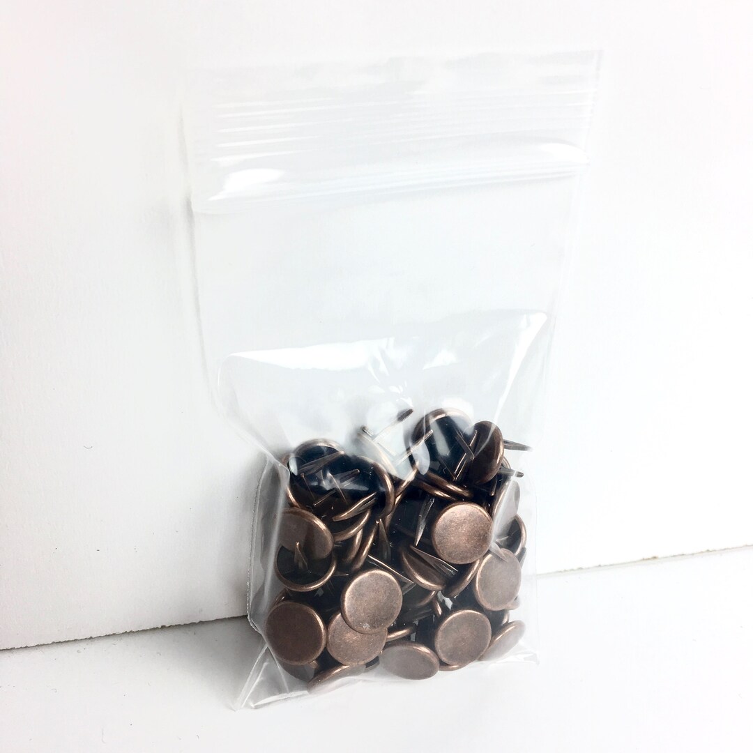 50CT 3/8 Antique Copper Split Rivets From Emsig Etsy