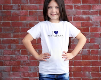 I Heart Metuchen Kids T-Shirt: Soft Cotton Local Pride Tee