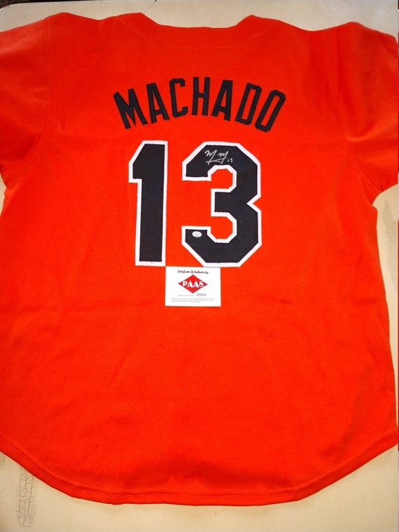 manny machado signed jersey