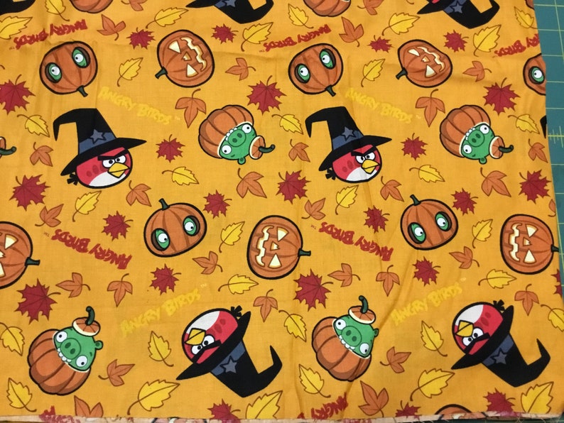 Sale Angry Birds Halloween cotton fabric. BTY image 2