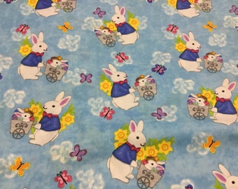 Studio E Easter Bunnies Butterflies fabric.   BTY