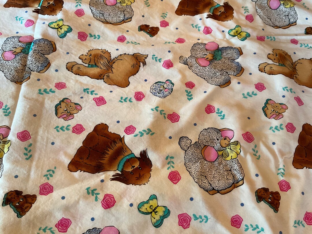 HTF Jelly Bean Junction Little Lamb Allover Fabric. 1 Yd, 33 Lot Etsy