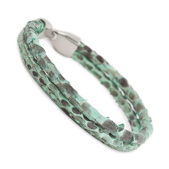 Pythonleder Schlange Für Armband Haut MännerSchlangenlederHerren LederarmbandLederarmband Y7gb6yf