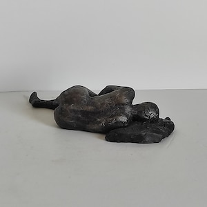 Female Nude, Model Figurine, Original Clay Sculpture, Handmade, Powder