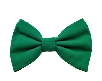 DOG BOW TIE | Spruce Green Bow Tie | Purr-fect Cat Bow Tie | Great for weddings, holiday events and everyday walks | Handmade