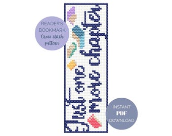 Cross Stitch Bookmark Patterns for Readers and Book Lovers (PDF Download)