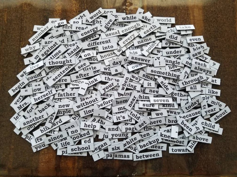 Word Starter Pack of 350 Pieces Etsy