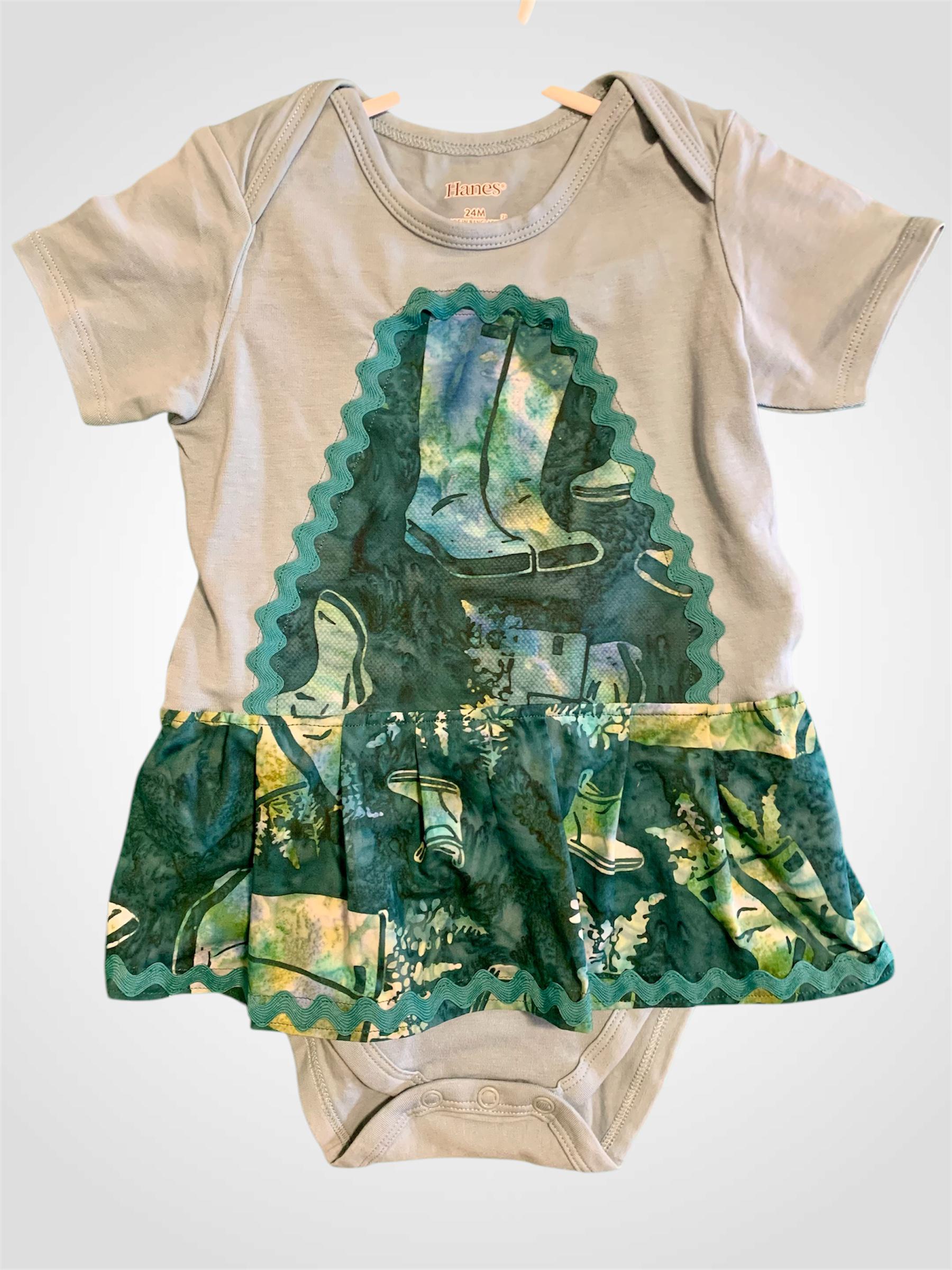 Xtratuf Size 24 months Kuspuk/Qaspek Onesie Dress made in Alaska.