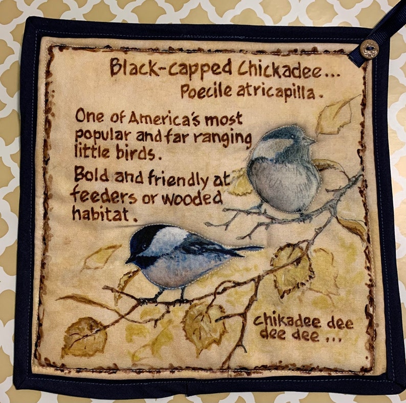 Chickadee Potholder!
