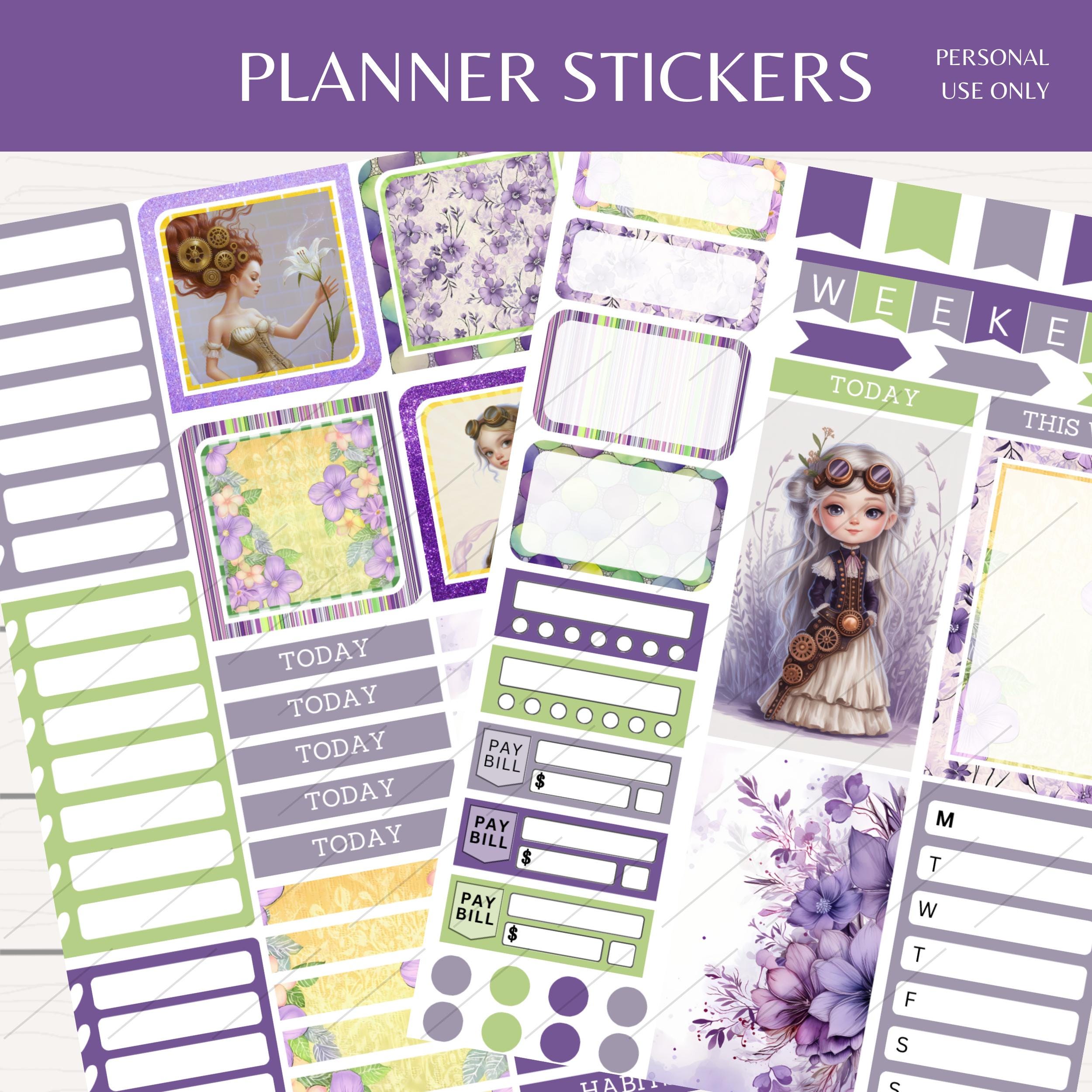 Happy Planner Mini Sticker Sheets (digital Download) - Etsy