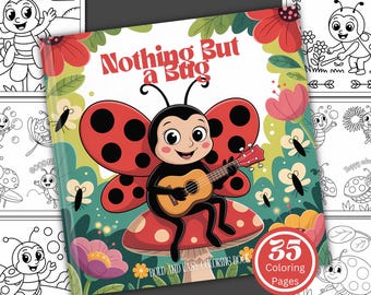 Kleurboek Nothing But A Bug/35 Kleurplaten/Digitale download