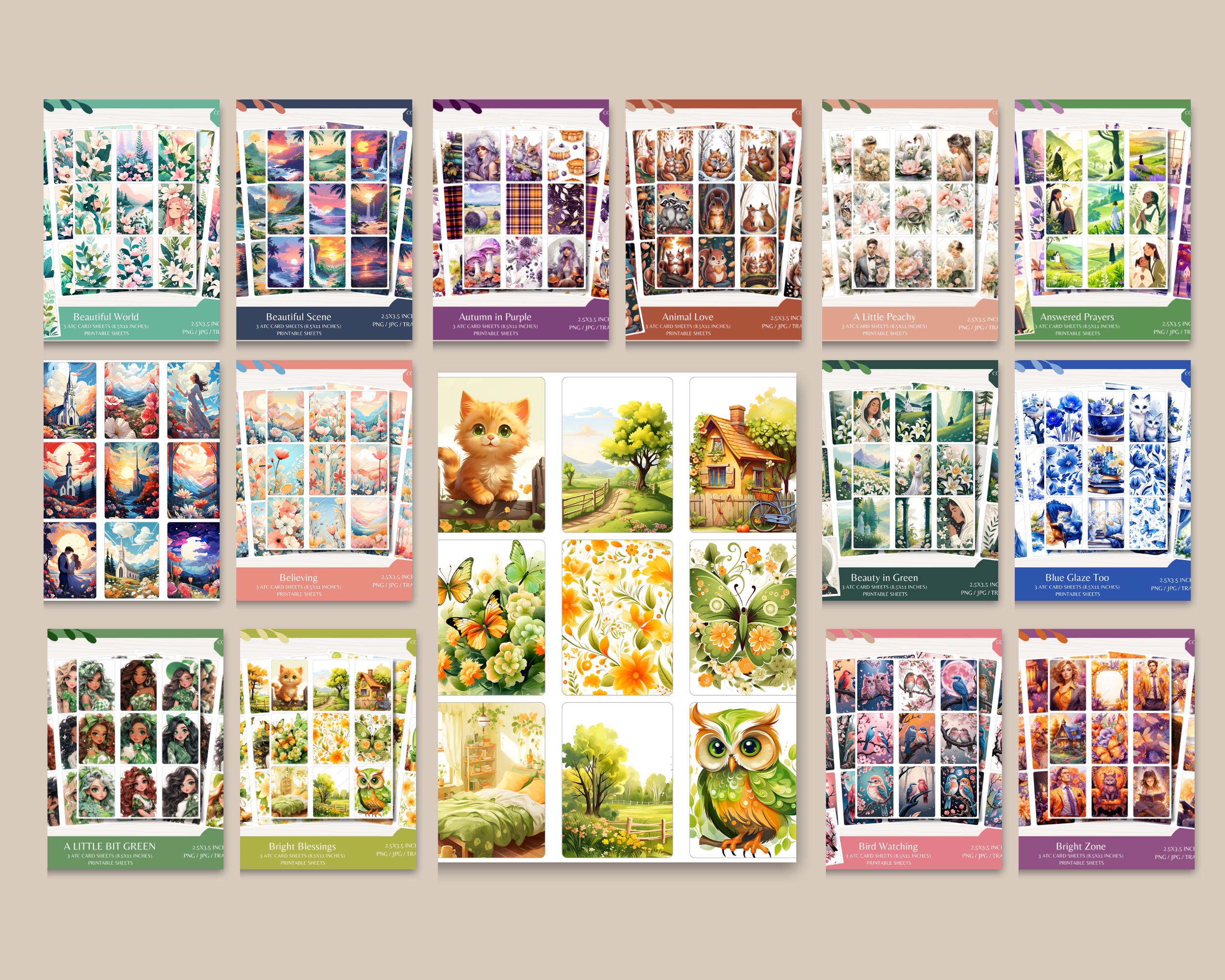 ATC Card Mega Bundle: 2500+ ATC Cards (digital Download) - Etsy