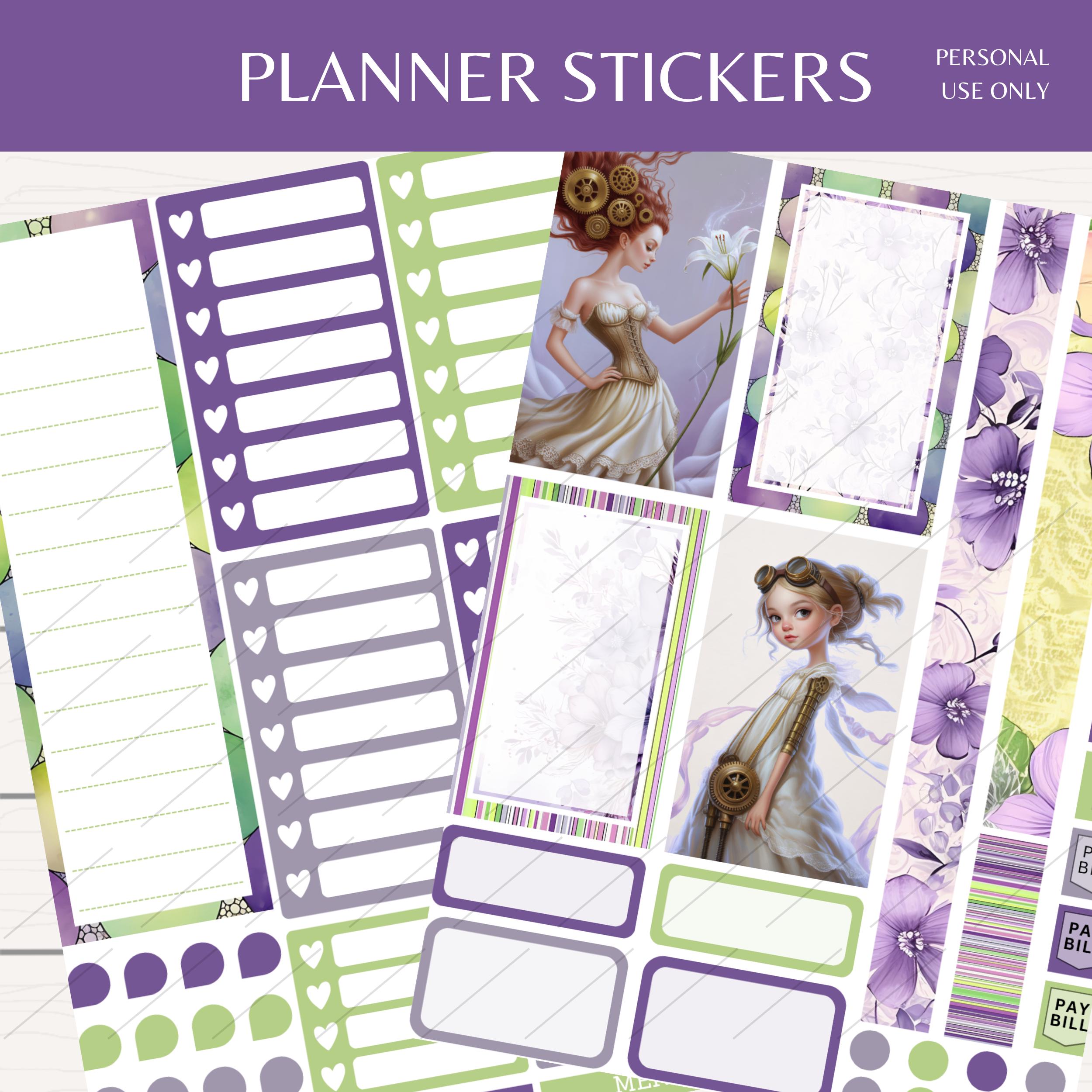 Happy Planner Mini Sticker Sheets (digital Download) - Etsy