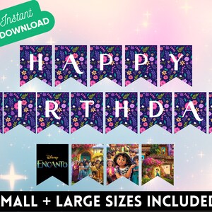 Printable Encanto Birthday Banner/Encanto Birthday / Encanto Party/ Mirabel Birthday Party/ Instant Download/Familia Madrigal Banner