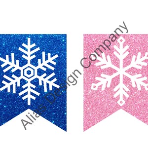 Printable Frozen Banner Frozen Birthday Happy Birthday Banner Elsa Party Printable Frozen Movie Princess Party Elsa Banner