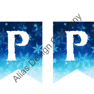 Printable Frozen Banner Frozen Birthday Happy Birthday - Etsy