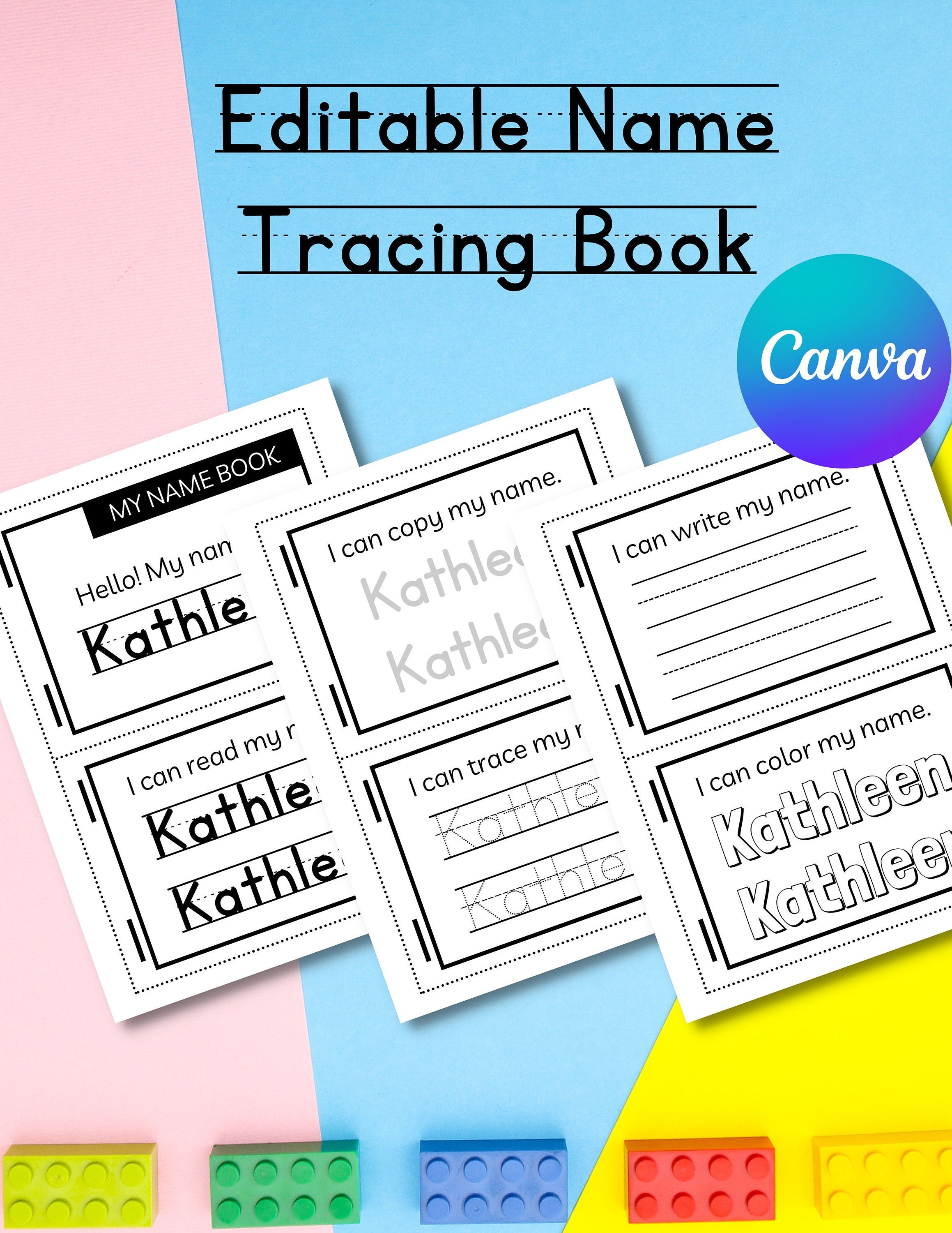 Custom Name Tracing Book Handwriting Practice Book Custom Etsy Custom Name Tracing Book Handwriting Practice Book Custom Etsy