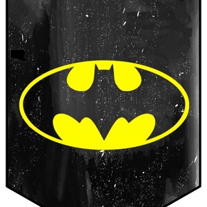 Editable Superhero Banner - Welcome Banner - - Etsy