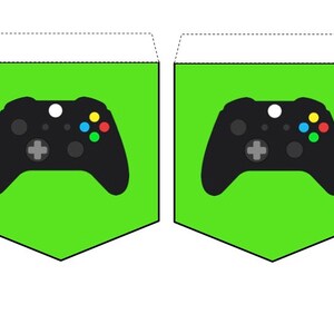 XBOX Happy Birthday Printable Digital Banner - Etsy