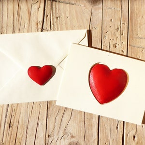 3D Granaat Hart Valentijnskaart - I LOVE YOU - Handgemaakt in Italië - Valentijnsdagkaart - Vriendin - Vriendje - Voor haar - Voor hem
