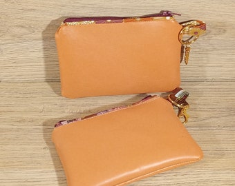 Small leather coin purse