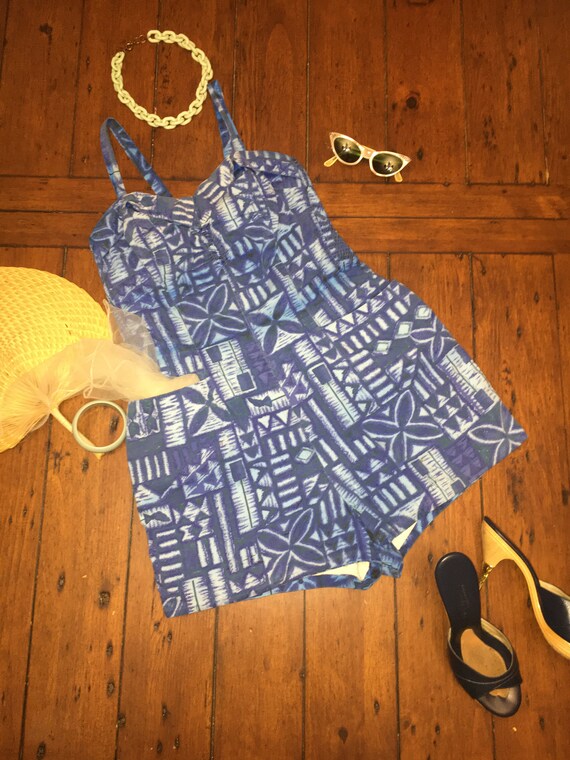 Vintage 1960s Paradise Hawaii Romper