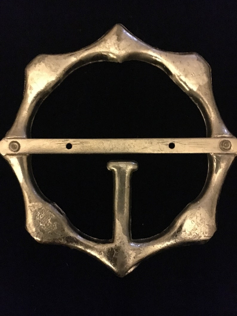 Vintage 1920-1930s rhinestone belt buckle for an Art Deco dress