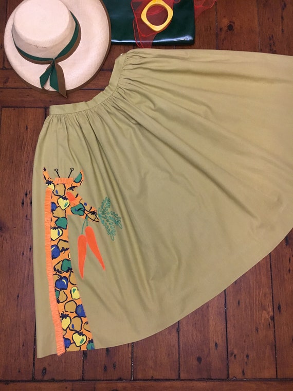 Vintage 1950-1960s full skirt labeled Nardis of Da