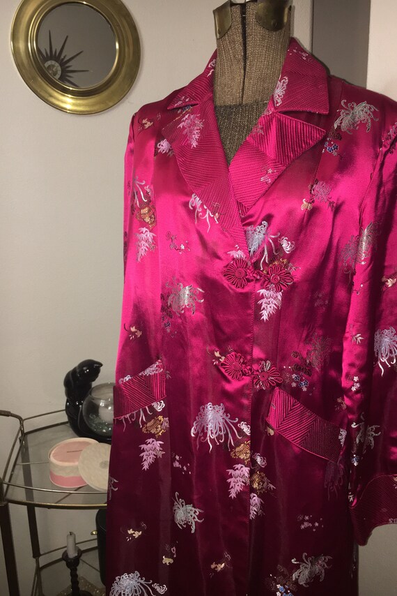 RESERVED for Nica Vintage 1940-1950s hot pink Asia