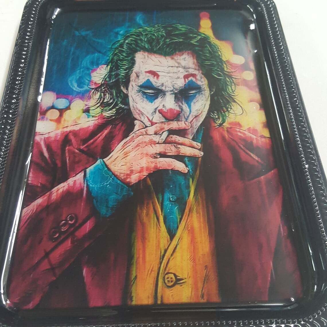 Joker Weed Cannabis Rolling Tray with Unique Art Etsy